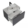 Тумба под раковину Grossman Кристалл 80 108043 цвет Графит