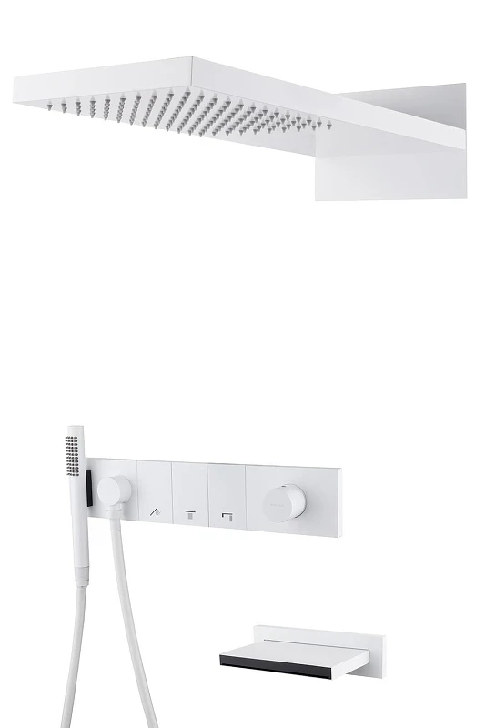 Душевая система Boheme Zodiac 132-2-MW цвет Белый матовый