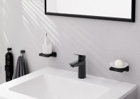 Смеситель для раковины Hansgrohe Logis 71107670 Черный матовый латунь