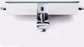 Смеситель для ванны Hansgrohe Ecostat Select 13141400 с термостатом Хром Белый латунь на стену