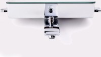 Смеситель для ванны Hansgrohe Ecostat Select 13141400 с термостатом Хром Белый латунь на стену