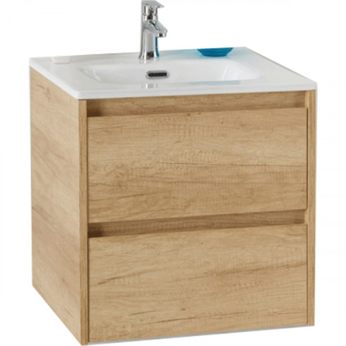 Тумба под раковину BelBagno KRAFT 39-500/390-2C-SO-RNN подвесная Rovere Nebrasca Nature МДФ / ЛДСП