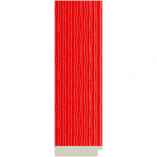 Зеркало Evoform Definite Floor 201х112 BY 6038 в багетной раме - Красная волна 89 мм стекло