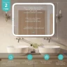 Зеркало Mixline Валерия 60 545520 с подсветкой с сенсорным выключателем