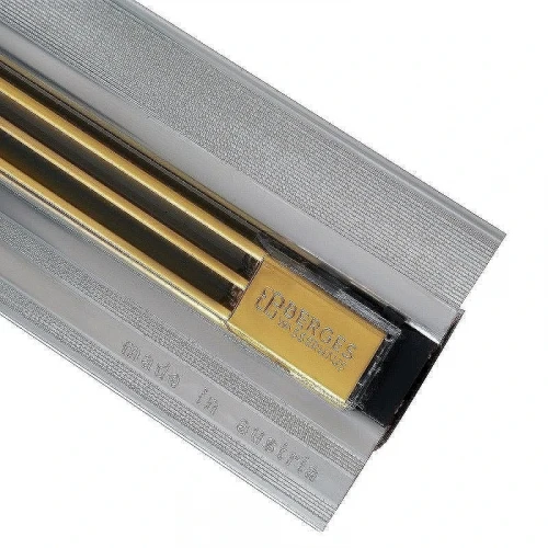 Душевой лоток Berges Super Slim 700 092153 с решеткой Золото глянец