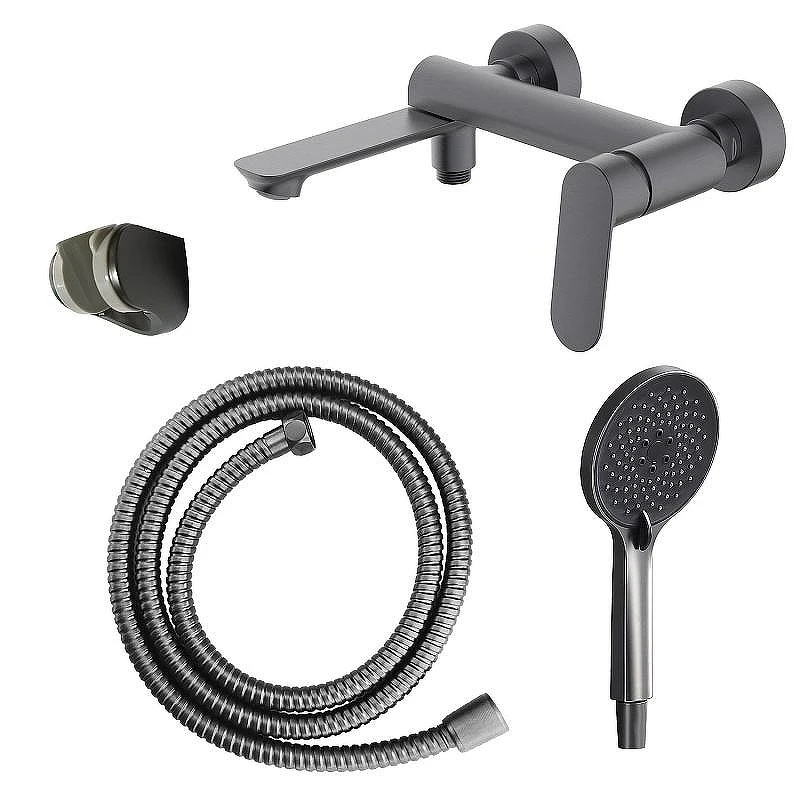 Смеситель для ванны Azario Alanti AZ-K3032GR цвет Серый графит