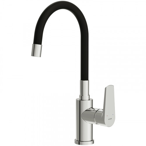 Смеситель для кухни Cersanit Moduo 64842 Хром Черный