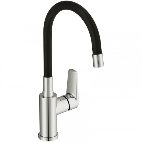 Смеситель для кухни Cersanit Moduo 64842 Хром Черный