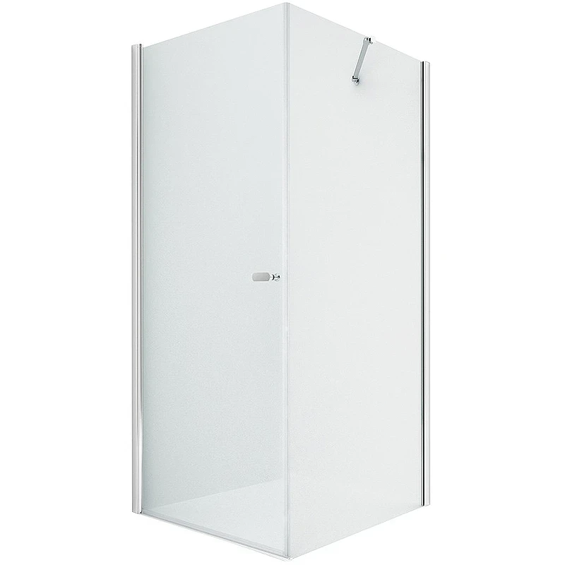 Душевой уголок New Trendy New Soleo Chrome 80х120 D-0140A/D-0151B профиль Хром стекло прозрачное