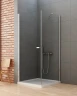 Душевой уголок New Trendy New Soleo Chrome 80х120 D-0140A/D-0151B профиль Хром стекло прозрачное