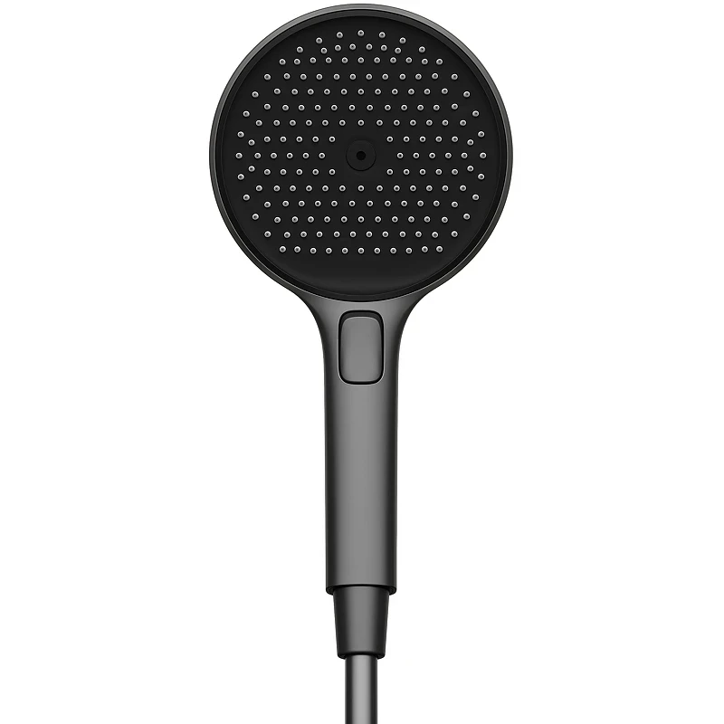 Ручной душ Sancos Nok round SC6001GG Вороненая сталь Черный матовый