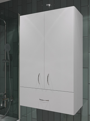 Подвесной шкаф Orange Смайл 60 SM-60SR1 Белый МДФ / ЛДСП