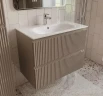 Тумба с раковиной Terminus Сицилия 80 SIC10802200501O подвесная цвет Капучино