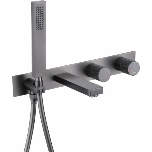 Смеситель для ванны Abber Rund AF8730NG Никель латунь встраиваемый