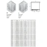 Душевой уголок New Trendy New Soleo Chrome 110х90 K-0729 профиль Хром стекло прозрачное