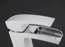 Смеситель для раковины Gappo G07 G1007-30 Белый Хром латунь