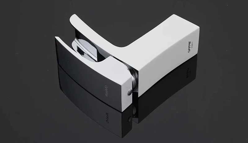 Смеситель для раковины Gappo G07 G1007-30 Белый Хром латунь