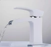 Смеситель для раковины Gappo G07 G1007-30 Белый Хром латунь