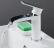 Смеситель для раковины Gappo G07 G1007-30 Белый Хром латунь