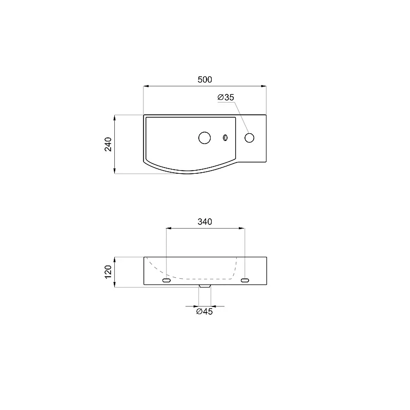 Раковина Lavinia Boho Bathroom Sink 50 R 33311038 цвет Черный матовый