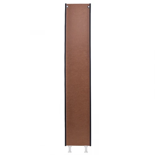 Шкаф пенал Style Line Бергамо 30 L СС-00002328 с бельевой корзиной Черный антискрейтч МДФ / ЛДСП
