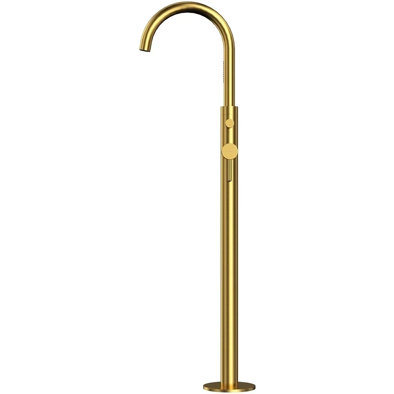 Смеситель для ванны Whitecross Y brushed gold Y1233GLB Брашированное золото латунь на пол