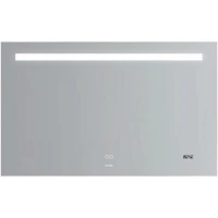 Зеркало Gappo 110 G604-11 с подсветкой с сенсорным выключателем, подогревом и часами стекло