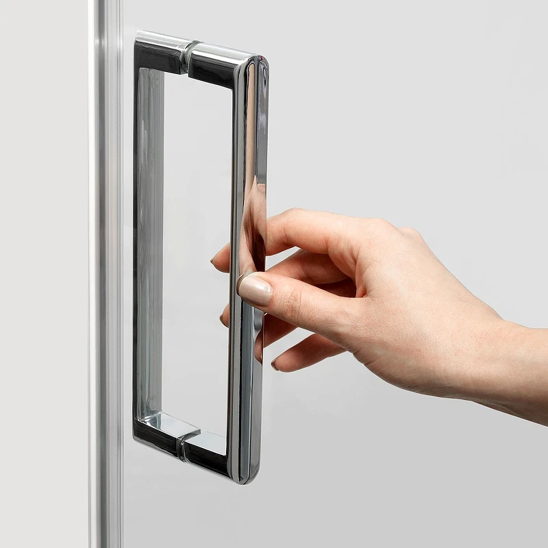 Душевой уголок WasserKRAFT Berkel 80x100 48P29 профиль Хром стекло прозрачное