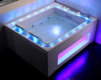 Акриловая ванна Gemy G9268 K 185x150 с гидромассажем