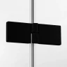 Душевой уголок New Trendy Avexa Black 110x90 L EXK-1829 профиль Черный стекло прозрачное