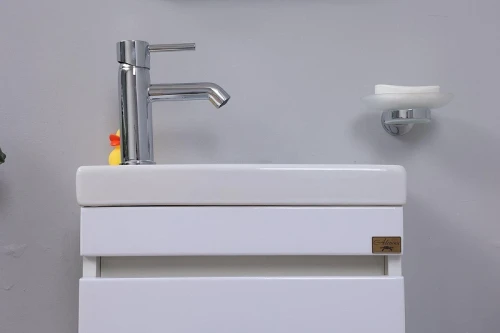 Тумба под раковину Alcora Compact 40 31116 подвесная цвет Белый