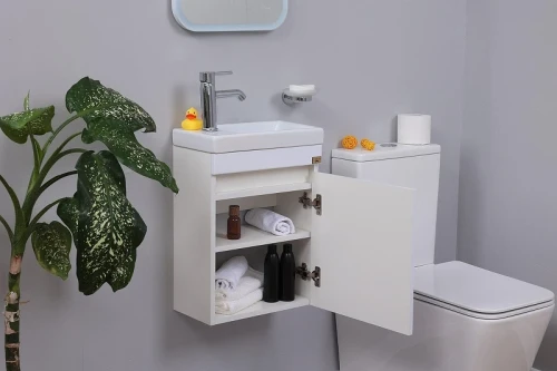 Тумба под раковину Alcora Compact 40 31116 подвесная цвет Белый