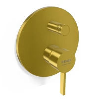 Смеситель для душа Remer Metrica MC09HHS цвет Латунь брашированная