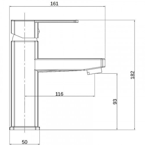Смеситель для раковины Orange OneLife P06-021cr Хром