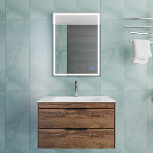 Тумба под раковину Vincea Chiara 2D 80 VMC-2C2800CO подвесная цвет C.Oak