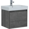 Тумба с раковиной Aquanet Nova Lite 60 245239 подвесная Дуб рошелье МДФ / ЛДСП