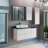 Зеркало Comforty Бредфорд 75 00-00009966 Серый графит МДФ / ЛДСП, стекло