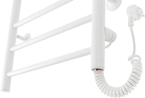 Электрический полотенцесушитель Domoterm Классик DMT 109-6 50x80 EK R Белый матовый нержавеющая сталь