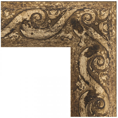 Зеркало Evoform Exclusive 86х56 BY 1239 с фацетом в багетной раме - Фреска 84 мм стекло