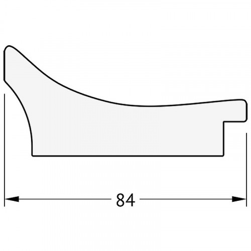 Зеркало Evoform Exclusive 86х56 BY 1239 с фацетом в багетной раме - Фреска 84 мм стекло