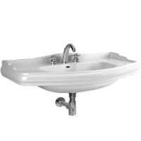 Раковина Kerasan Retro 100 105001*3 Белая фарфор подвесная