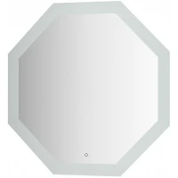 Зеркало Evoform Ledshine 100x100 BY 2607 с подсветкой 32 W - сенсорный выключатель - нейтральный белый свет стекло
