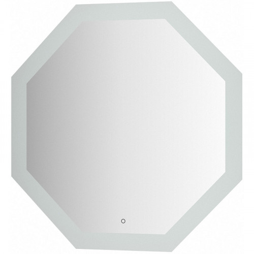 Зеркало Evoform Ledshine 100x100 BY 2607 с подсветкой 32 W - сенсорный выключатель - нейтральный белый свет стекло