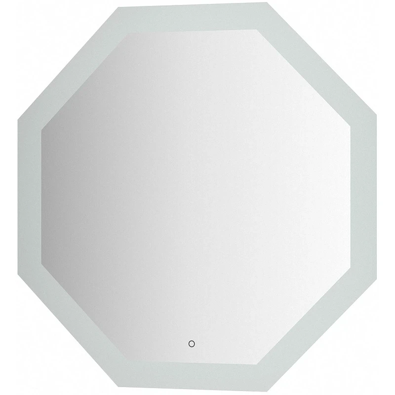 Зеркало Evoform Ledshine 100x100 BY 2607 с подсветкой 32 W - сенсорный выключатель - нейтральный белый свет стекло