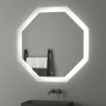 Зеркало Evoform Ledshine 100x100 BY 2607 с подсветкой 32 W - сенсорный выключатель - нейтральный белый свет стекло