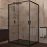 Душевой уголок Veconi Rovigo RV-14 120x80 RV14-12080-01-C5 профиль Черный матовый стекло прозрачное