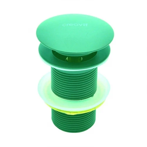 Донный клапан Creavit SF030.MNT click-clack цвет Ментол матовый