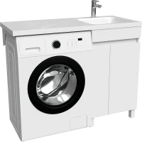 Тумба с раковиной Iddis Optima Home 110 R OPH11RDi95K Белый МДФ / ЛДСП