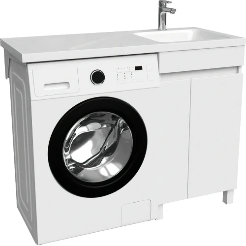 Тумба с раковиной Iddis Optima Home 110 R OPH11RDi95K Белый МДФ / ЛДСП
