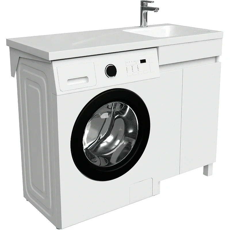 Тумба с раковиной Iddis Optima Home 110 R OPH11RDi95K Белый МДФ / ЛДСП